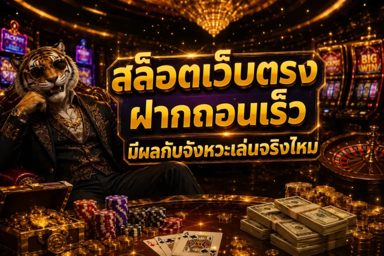 สล็อตเว็บตรง ฝากถอนเร็ว มีผลกับจังหวะเล่นจริงไหม