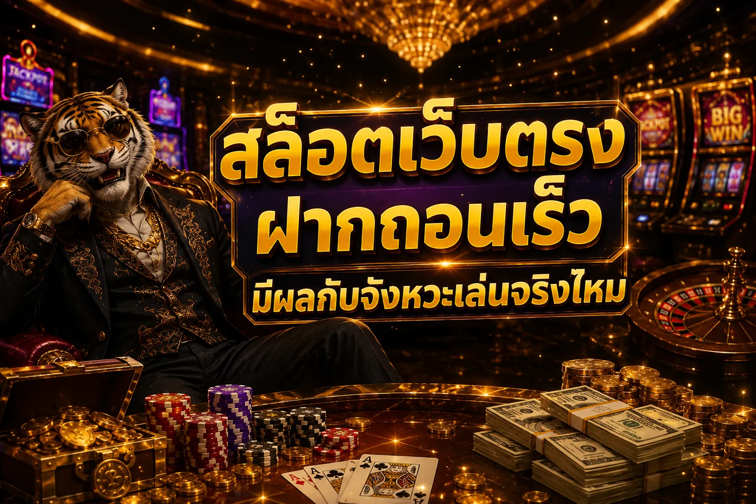 สล็อตเว็บตรง ฝากถอนเร็ว มีผลกับจังหวะเล่นจริงไหม