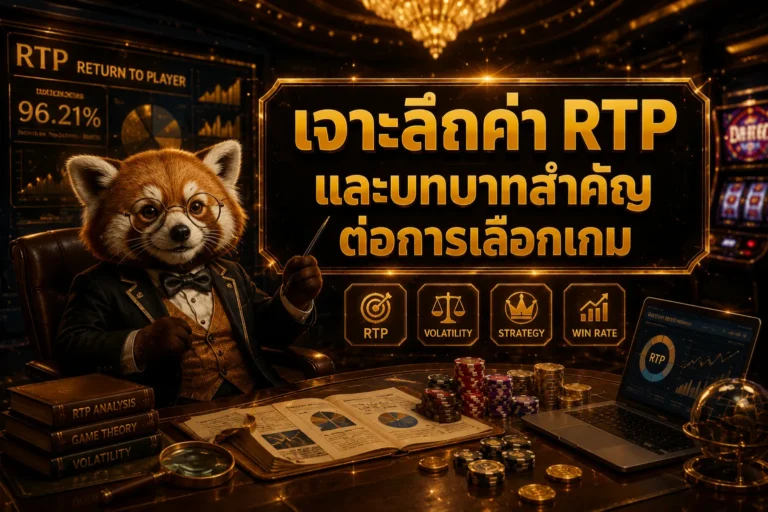 เจาะลึกค่า RTP และบทบาทสำคัญต่อการเลือกเกม