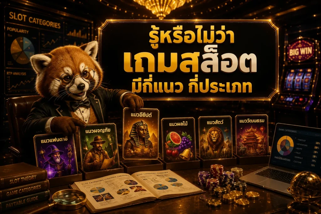 สล็อตเว็บตรง รู้หรือไม่ว่าเกมสล็อตมีกี่แนวกี่ประเภท