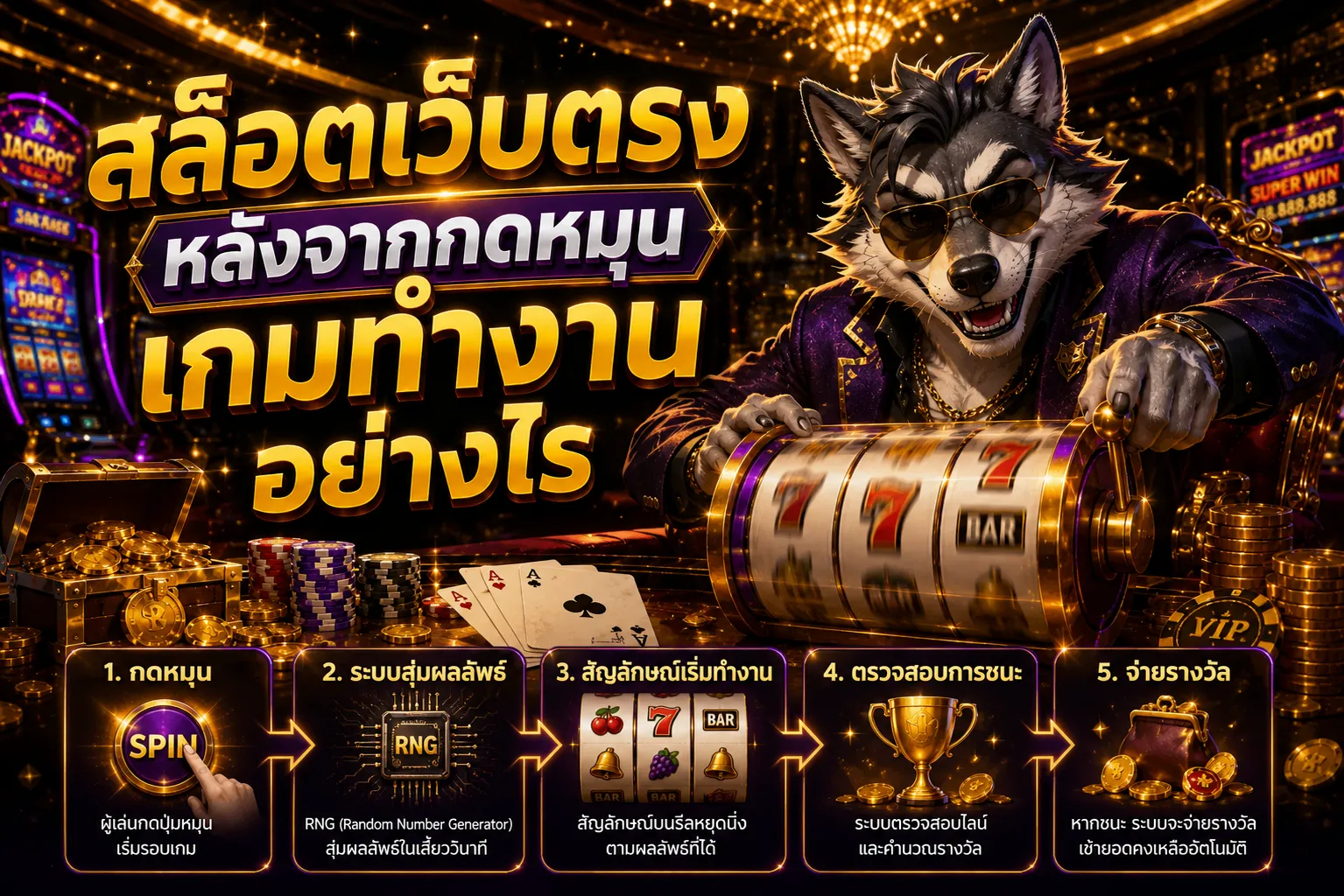 สล็อตเว็บตรง หลังจากกดหมุน เกมทำงานอย่างไร