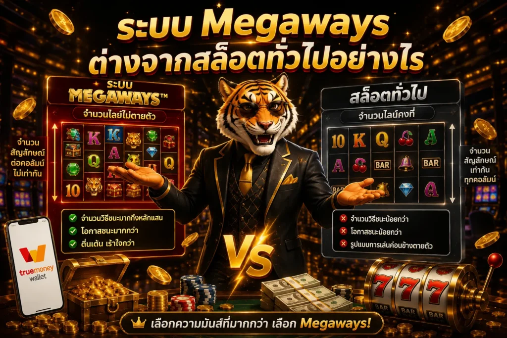 ระบบ Megaways ต่างจากสล็อตทั่วไปอย่างไร