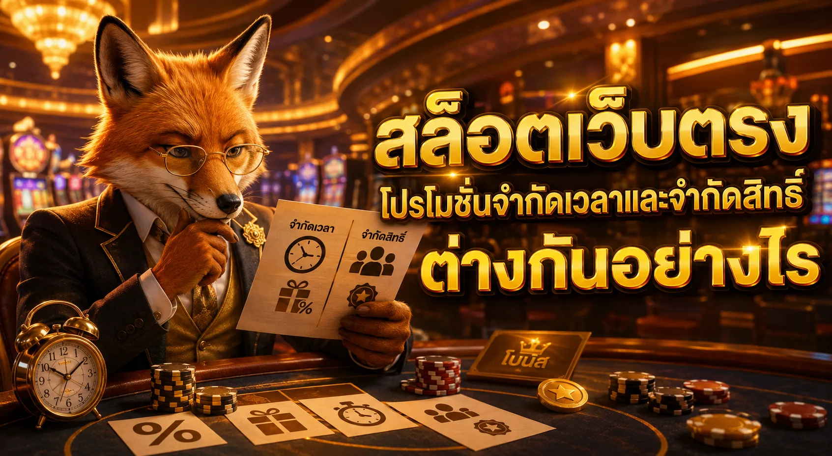 สล็อตเว็บตรง โปรโมชั่นจำกัดเวลาและจำกัดสิทธิ์ ต่างกันอย่างไร